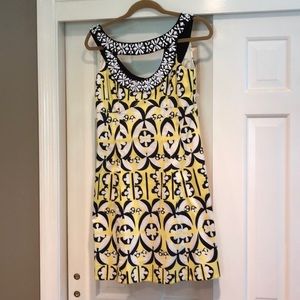 Beaded Neckline Nanette Lepore Dress